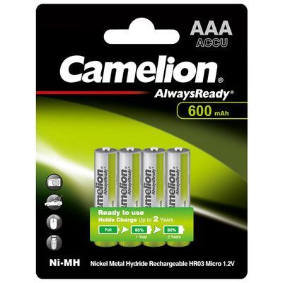 Купить Camelion Rechargeable AAA 1.2V 1000 mAh Комплект 2шт.  Ni-MH