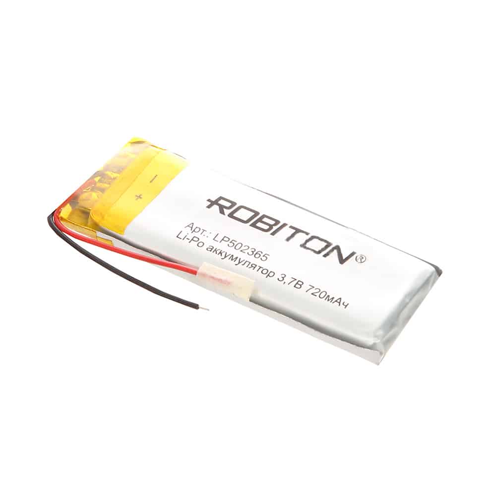 Купить Аккумулятор ROBITON LP502365 3.7В 720mAh