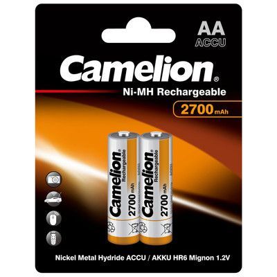 Купить Camelion AA 1.2V 2700 mAh Комплект 2шт.  Ni-MH