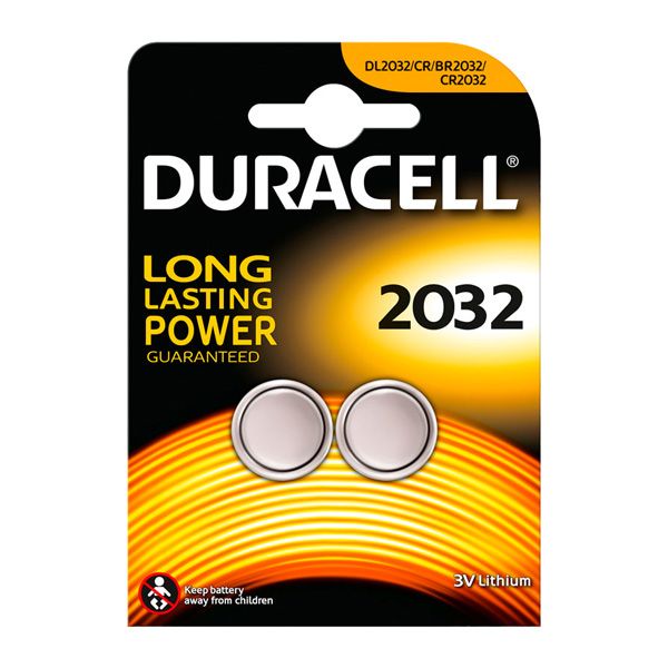 Купить Батарейка DURACELL CR2032 3V 2шт.