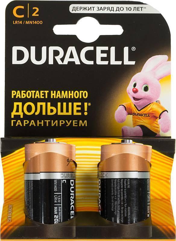 Купить Батарейки Duracell LR14 MN1400 1.5V Комплект - 2шт.
