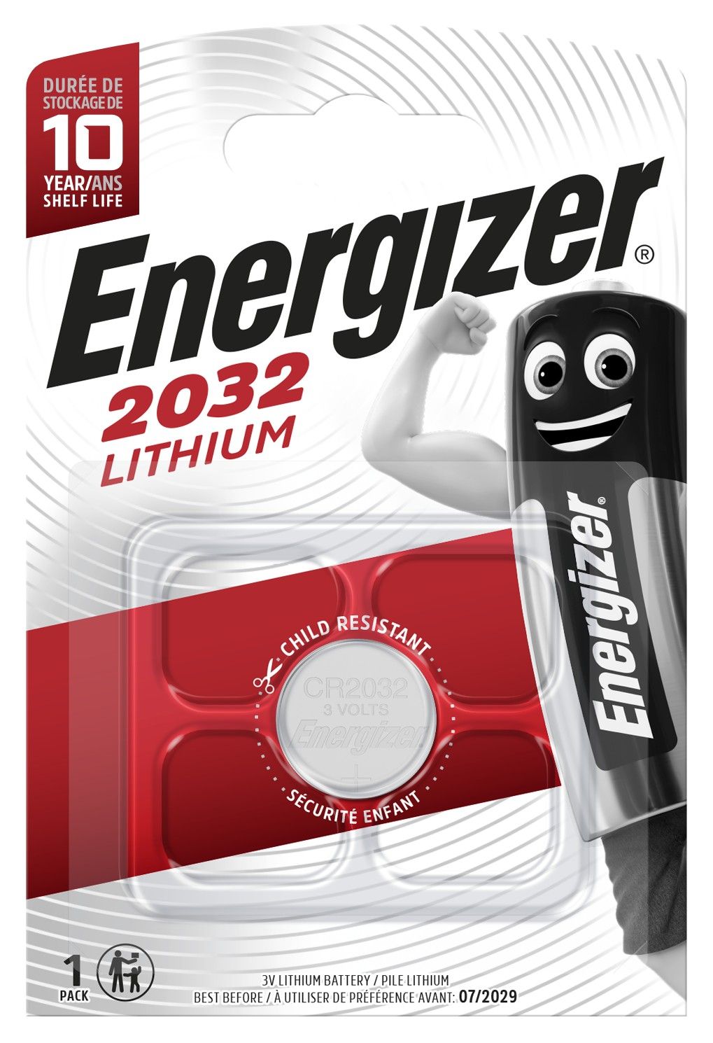 Купить Energizer Lithium CR 2032 3V 1шт.