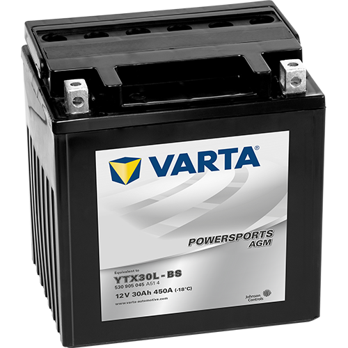 Купить VARTA Powersports AGM High Performance 30Ач 450А (YTX30L-BS)