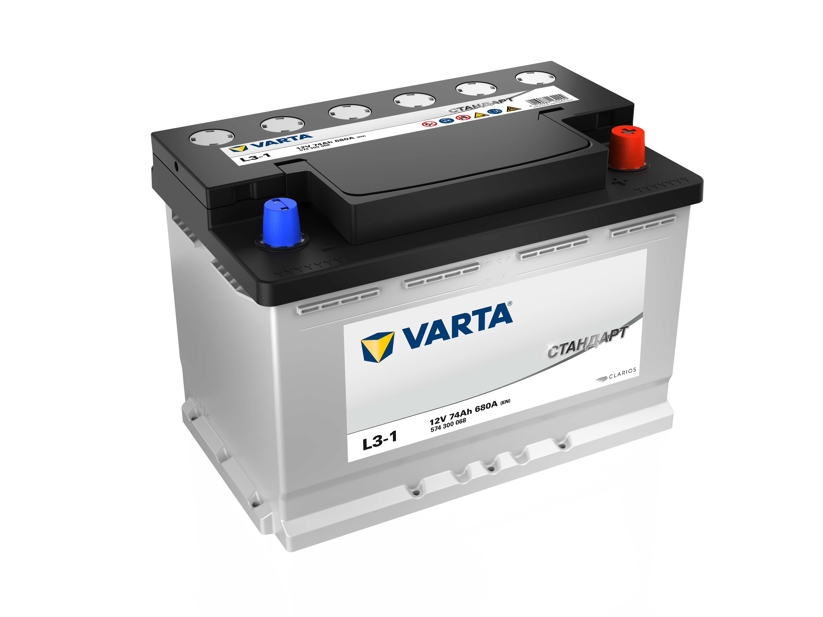 Купить VARTA СТАНДАРТ L3-1 6СТ-74 (О.П.) 680А