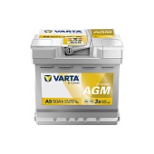 Купить Varta Dynamic AGM A9 6СТ-50 (О.П.) 540А
