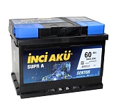 Купить Inci Aku SuprA 6СТ-60 (О.П.) 540А SMF Низкий