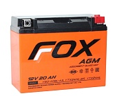 Купить FOX AGM CT1220 20Ач 250A  (Y50-N18L-A3, YTX24HL-BS, YTX24HL)