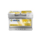 Купить Varta Dynamic AGM A7 6СТ-70 (О.П.) 760А