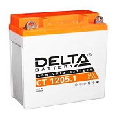 Купить DELTA CT 1205.1 5Ач 65А (YB5L-B, 12N5-3B)