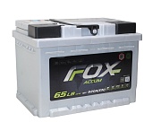 Купить Fox Accum EFB 6СТ-65 (О.П.) 620А Низкий
