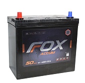 Купить Fox Accum Asia 6СТ-50 (П.П.) 450А